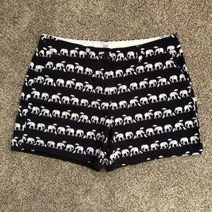 Crown & Ivy Elephant Patterned Shorts